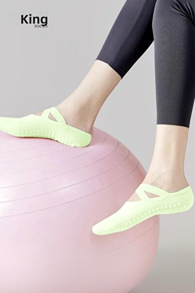 KRAL SOCKS Бамбукови чорапи за пилатес - йога, ABS, нехлъзгаща се подметка Спортни чорапи за танци, балет и фитнес