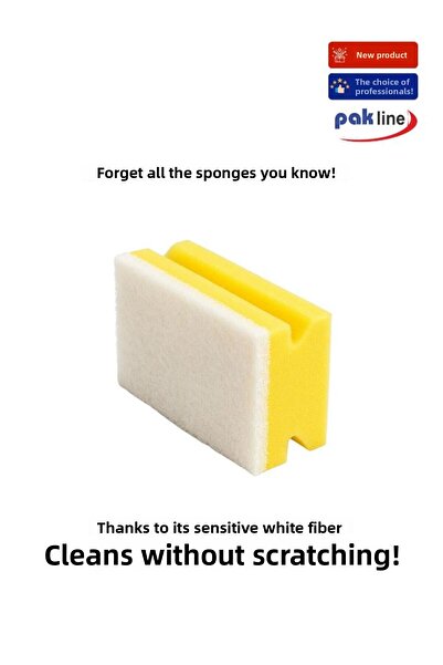 PAKLİNE Di̇versey Toilet Cleaner Taskı R6 Wc 750ml 2 Pieces + Sensitive Cleaning Sponge 1 Piece 160Gr