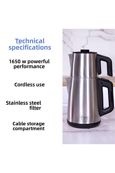 Fakir Chailand Tea Maker & Kettle Inox