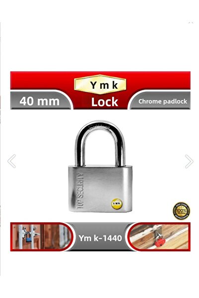 KL HOME Chrome Plated Hanging Lock -40Mm