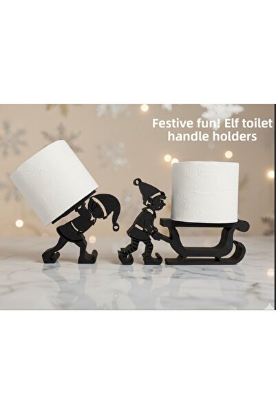 ÖZTÜRK MAKİNE Christmas Elf Toilet Paper Holders