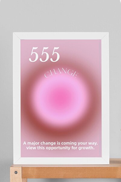 Saturn Angel No 555 Schimbarea numărului de înger în pictură înrămarește Aura...