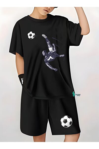 CACTUS COLLECTION SETURI DE PANTALONI SCURTĂ CU IMPRIMARE FOTBAL tricou SETURI