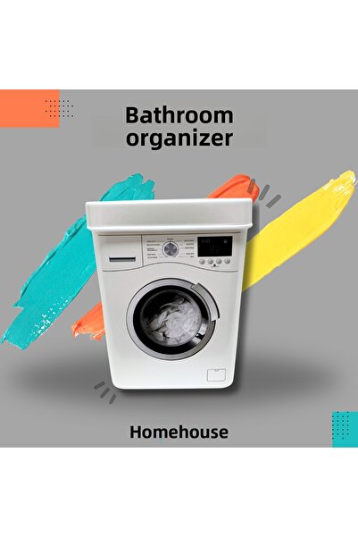 çt çeçem ticaret صندوق تخزين المنظفات المحمول على شكل غسالة، سعة 3.5 لتر، أبي...