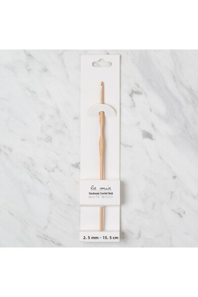 sylar لا ميا وايتوود 2.5 ملم 15.5 سم خشب صوف كروشيه