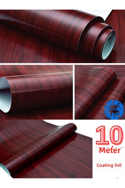 Renkli Duvarlar 67cm X 10 Meters 1 Piece Adhesive Foil Cherry Wood Pattern Ki...