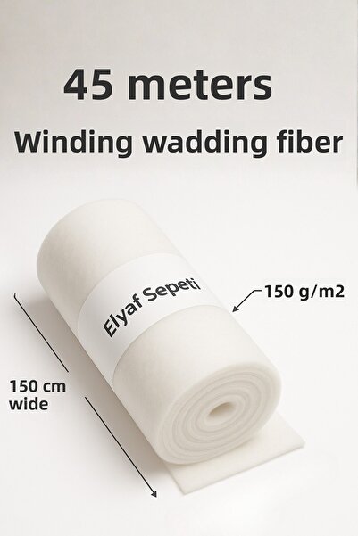 Elyaf Sepeti Shoulder Pad Yards of Yarn, 150 cm Wide, 150 Gr 45 Yards of Wrapping Yarn