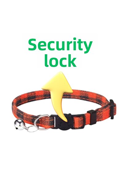 PAWNEST Plaid Adjustable Cat Collar – Lightweight and Comfortable Design with...