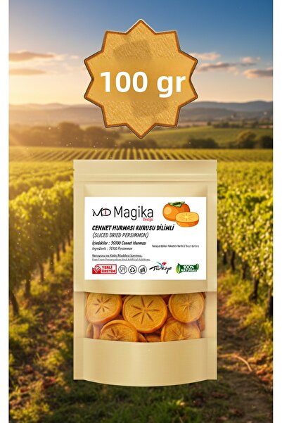 Magika Design 100 Gr Naturally Dried Slice Persimmon - Trabzon Persimmon, Loc...