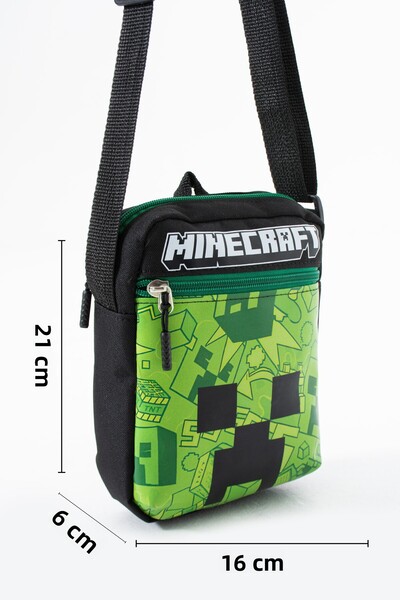 Roxy Mine Creeper Children's Shoulder Bag – 3 Compartments – Waterproof Fabric (21×16×6 cm)