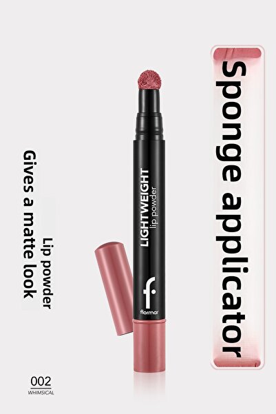 Flormar بودرة شفاه مرطبة خفيفة الوزن شبه شفافة وغير لامعة