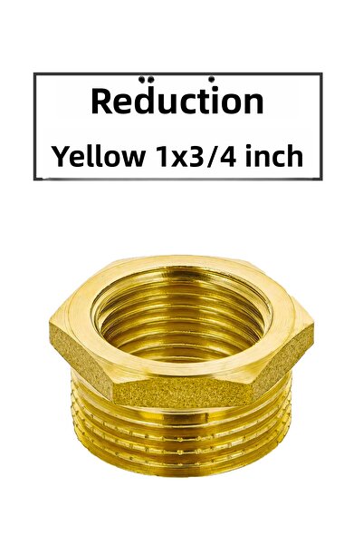 Trendhouse Reducție galbenă 1 X 3/4 inch