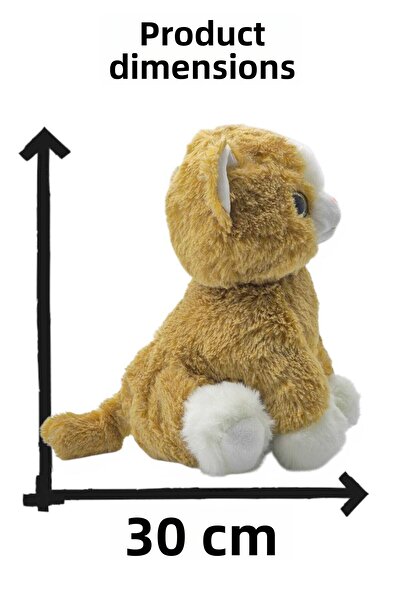 Fidan oyuncak Soft Textured Plush Cat Toy 30 cm