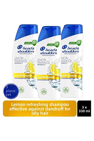 Head & Shoulders شامبو ليمون فيريلكتي المضاد للقشرة للاستخدام اليومي للشعر ال...