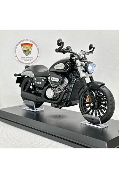 MotoGarage دراجة نارية بندا تشينشيلا 125/300 سوداء اللون بمقياس 1:12 مع صوت و...