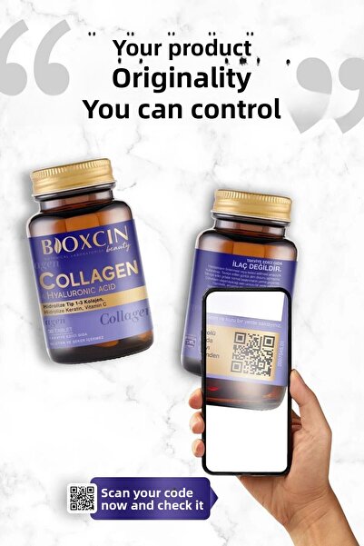 Bioxcin Beauty Collagen 30 Tablets - Tip1 Tip 3 Hydrolyzed Collagen 4 Pieces