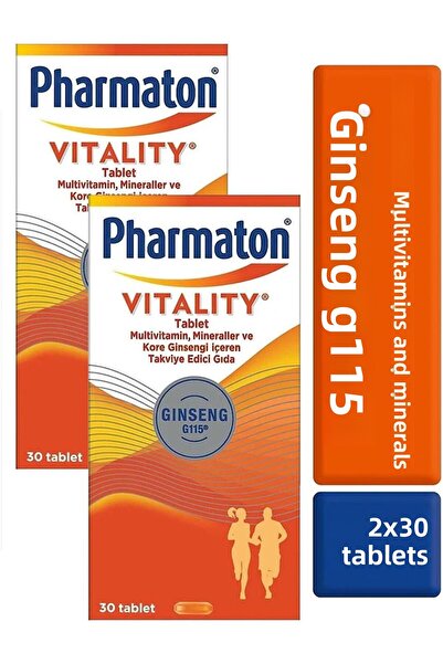 Pharmaton Vitality 30 Tablet 2 Pieces