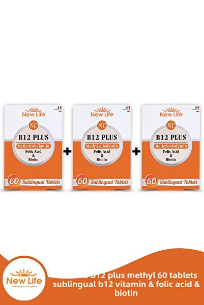 New Life بي 12 بلس 60 قرص 3 قطع