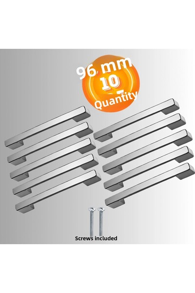 CAN METAL Λαβή Γέφυρας, Λαβή Ντουλαπιού, Λαβή Συρταριού, Μεταλλική Λαβή 96 Χι...