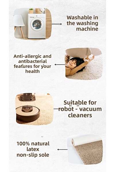 EUROBANO Chess Dama Pattern 2-Piece Bath Mat Bone-Black 80X50 50X40 cm Washable Latex Non-Slip Base