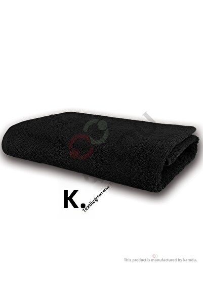 Tusebu Black Cotton Towel Set of 6 Highly Absorbent, Soft Texture
