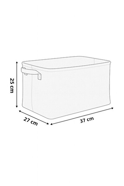 HomyJRs 2-Piece Large Size Closet Laundry Children's Room Toy Organizer Folding Storage Basket