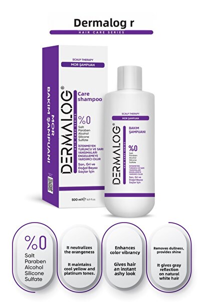 DERMALOG Anti-Orange Silver Purple Shampoo 500 ml