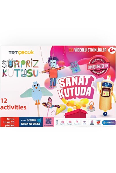 USTURLAB Surprise Box 2St in Art Box Print Activity Box 6 Educational Games