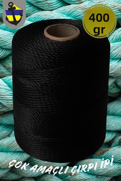 Karadeniz Dekor Ağları Multi-Purpose Whisk Rope 400 Gr - Black