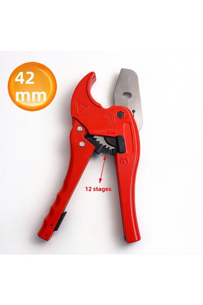 Badem10 Pvc Pipe Cutting Scissors 42mm Professional Strong Cutting Durable Ergonomic Handle Quality Hand Tool