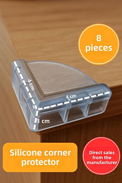 WAPPA 8 bucăți de protecție de colț din silicon