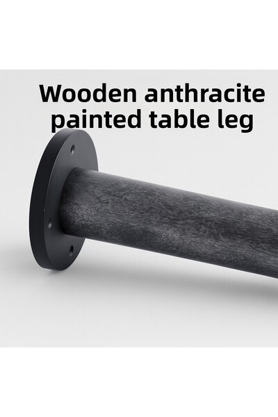 Badem10 Anthracite 4Pcs Angled Wooden Table Leg 65cm Furniture Durable Design Table Console Coffee Table Cabinet Foot