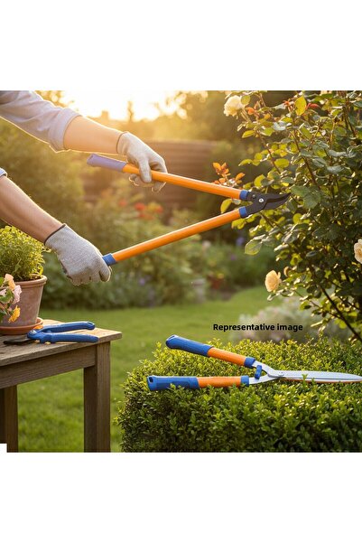 Badem10 Garden Scissors Set 3 Pieces Professional Pruning Shears Tree Branch Flower Cutting Gardener Tool Kit