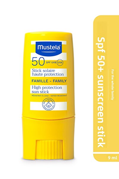Mustela عامل حماية من الشمس SPF 50+، حماية عالية لمحيط العين والمناطق الحساسة...