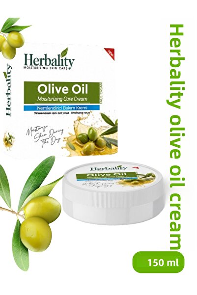 herbalıty كريم العناية المرطب بزيت الزيتون 150 مل