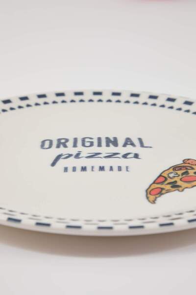 TRENDYOLMİLLA HOME Patterned Porcelain Pizza Plate Tphaw25Tbk00004