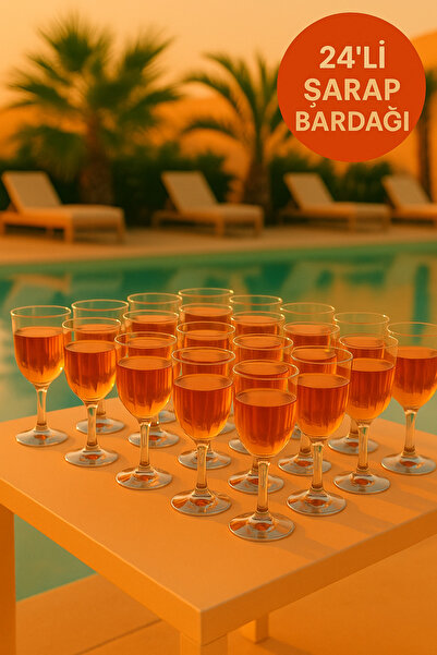 Open Home Concept 24'lü Plastik Gümüş Ayaklı Tatlı Ve Şarap Kadehi Parti Team Bride Kadeh Seti