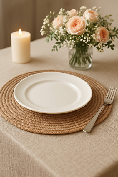 MaCGlorians Amerikan Servis Runner Kahve Rengi (6'Lı ) Sunum Supla Takımı Örg...