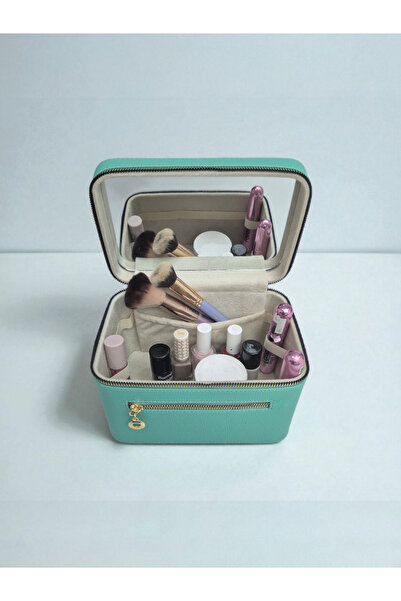 Moda fiesta حقيبة العناية بالسفر للمكياج مع مرآة