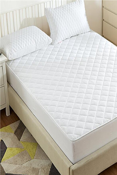 Evony Fitted Quilted 160x200 Cm Double Bed Protective Sheet