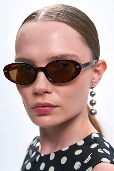 Bilge Karga Seldan Brown Sunglasses