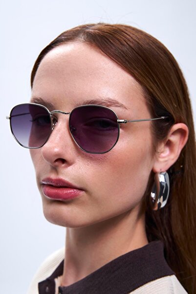 Bilge Karga Vilda Silver Black Gradient Sunglasses