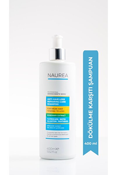 NAUREA Saç Dökülme Karşıtı Şampuan | Sülfatsız | Tüm Saç Tiplerine Uygun | Gü...