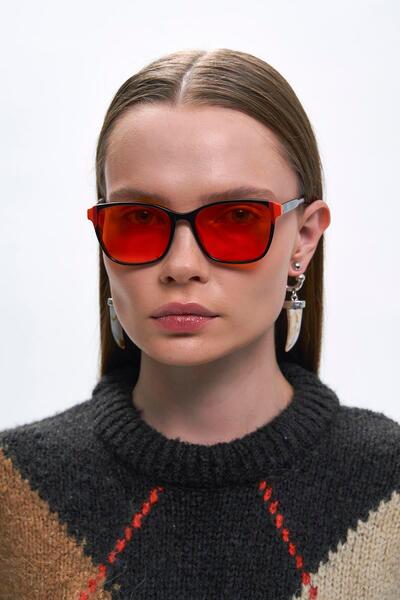 Bilge Karga Coleman Black Orange Sunglasses