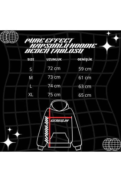 PURE EFFECT CHROMOVÁ SRDÍČKA S POTISKEM OVERSIZE UNISEX 100% BAVLNA PRODYŠNÁ MIKINA S MIKINOU