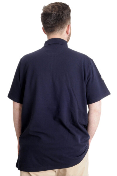 ModeXL Mode Xl Large Size Men's T-shirt Polo Airforce 23337 Navy Blue