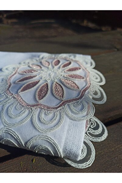 Çeyiz Bahçesi Hale французький оксамитовий рушник з вишивкою 50&90