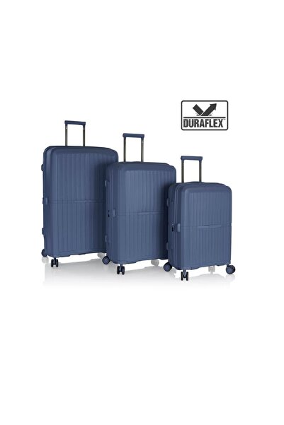 Heys Airlite Set Of 3 PU Hard Sided 4-Wheeler Spinner Trolley Bag with TSA Lock