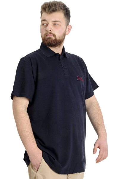 ModeXL Чоловіча футболка-поло - Mode XL, великий розмір, синя Carpe Diem 23333