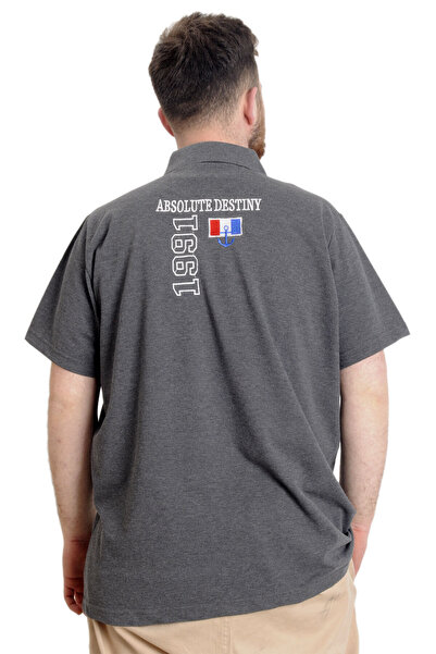 ModeXL Чоловіча футболка-поло - великий розмір, Mode XL, Absolute Destiny 23335 Антамеланж